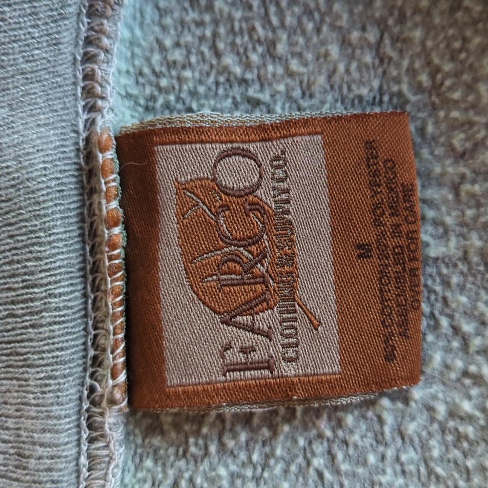 Fargo Clothing Island Style Crew Neck Sweatshirt MEDIUM Green Raised Accents - Picture 2 of 13